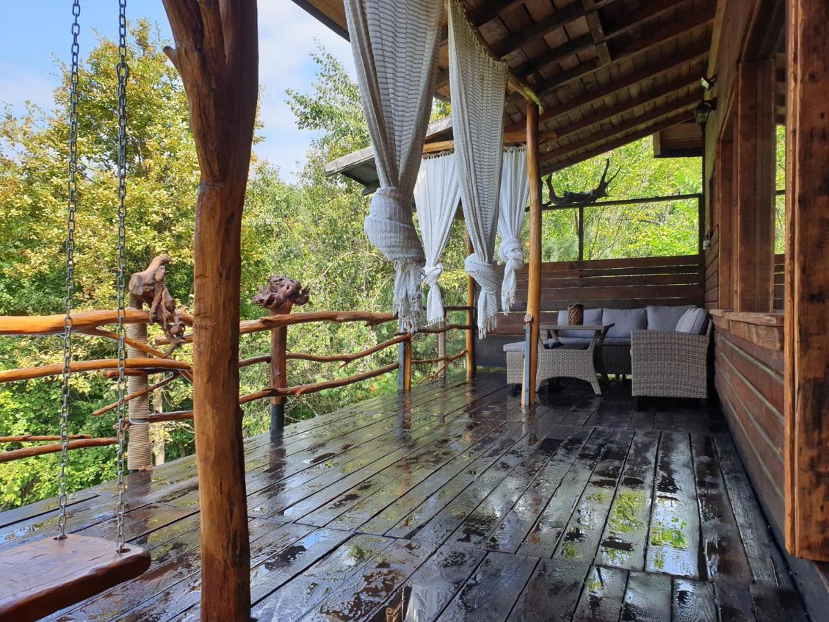 Mystically Wood House In The Forest Carjari Esterno foto
